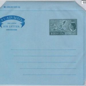 65819  - BERMUDA  - Postal History -  POSTAL STATIONERY : AEROGRAMME birds