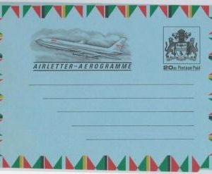 65830  -  GUYANA - Postal History - AEROGRAMME : AIRPLANE 25 cents