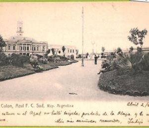 af0002 - ARGENTINA - VINTAGE POSTCARD - Azul - 1906