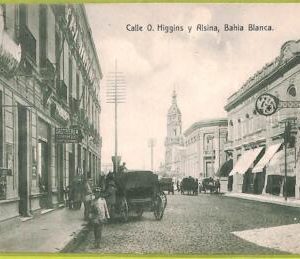 af0054 - ARGENTINA - VINTAGE POSTCARD - Bahia Blanca - Calle O'Higgins - 1910
