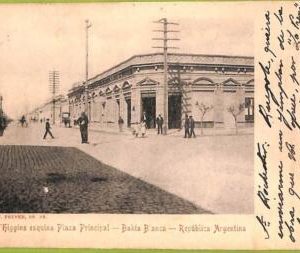 af0051 - ARGENTINA - VINTAGE POSTCARD - Bahia Blanca - Calle O'Higgins - 1904