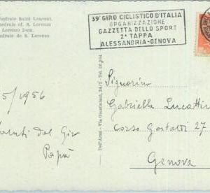 67934 - ITALY - POSTAL HISTORY -  SPECIAL POSTMARK:  CYCLING Giro d'Italia 1956