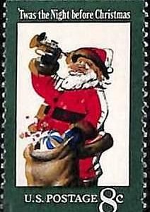 94811b - USA - STAMPS - Sc # 1472 Christmas SANTA - SHIFTED  PRINT - MNH