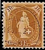 95021dA  - SWITZERLAND  -  STAMP -   Yvert #  99 - Very Fine USED