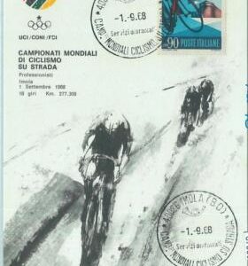 67960 - ITALY - POSTAL HISTORY - MAXIMUM CARD:  CYCLING Championships 1968