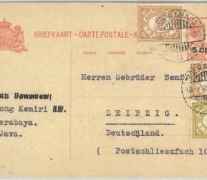 70028 - DUTCH INDIES Indonesia - POSTAL HISTORY - Postal Stationery Card  1929