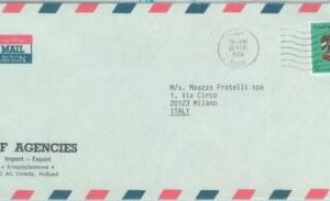 84607 - UAE Dubai - POSTAL HISTORY - Airmail COVER to ITALY 1986