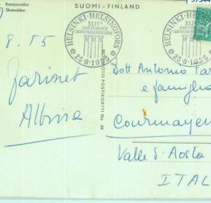 97344 - FINLAND - Postal History - POSTMARK: Parliament Conference 1955 FARINET