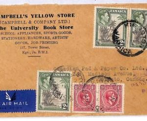 ai1598 - JAMAICA - Postal History - Censored COVER to CANADA - 1940's