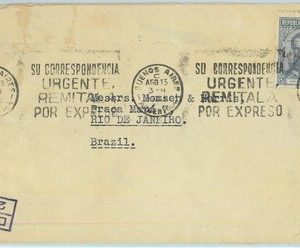 93928 - ARGENTINA - POSTAL HISTORY -  CENSORED COVER  to  BRAZIL  1942