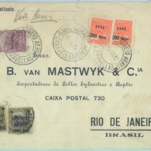 89594 - BRAZIL - POSTAL HISTORY - INTERNAL Airmail COVER  1932