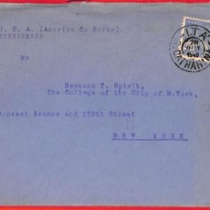 aa3604 - BRAZIL - POSTAL HISTORY - Single Stamp  COVER from ITA to the USA 1940