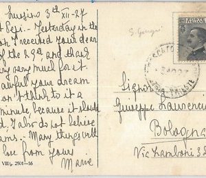 71213 - REGNO - Storia Postale: CARTOLINA con annullo PIROSCAFO San GIORGIO 1927