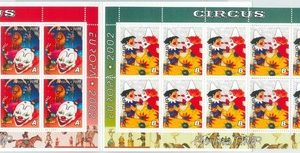 M2291- RUSSIAN STATE, STAMP BOOKLET: Circus, Clowns, Lions