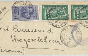 71693  -  ITALIA - STORIA POSTALE -   RSI usati in  LUOGOTENENZA 1945