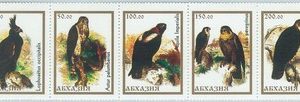 M2281- RUSSIAN STATE, STAMP SET: Birds of prey, Falcons