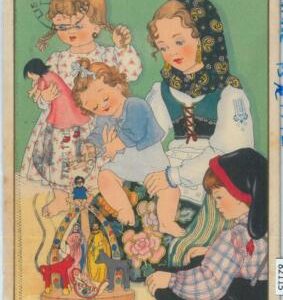 82115 - PORTUGAL -  POSTAL HISTORY -  STATIONERY  CARD  1942 XMAS Toys DOLLS