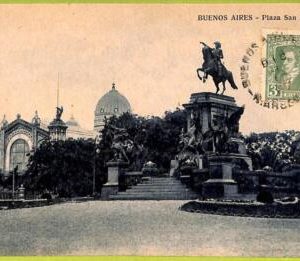 af0110 - ARGENTINA - VINTAGE POSTCARD - Buenos Aires - Plaza San Martin