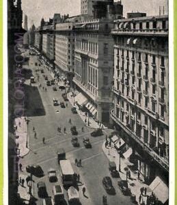 af0107 - ARGENTINA - VINTAGE POSTCARD - Buenos Aires - Diagonal Norte