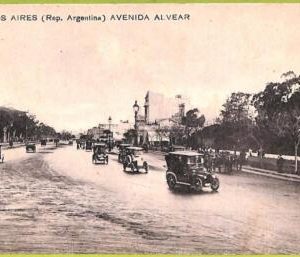 af0193 - ARGENTINA - VINTAGE POSTCARD - Buenos Aires - Avenida Alvear