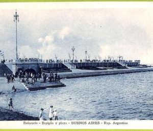 af0195 - ARGENTINA - VINTAGE POSTCARD - Buenos Aires - Balneario