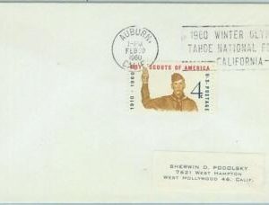 68080 -  USA - POSTAL HISTORY - 1960 WINTER OLYMPIC GAMES postmark: AUBURN