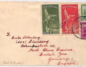 ai1635 - NEW ZEALAND - Postal History - Health Stamps on COVER to UK  1948