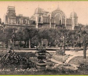 af0299 - ARGENTINA - VINTAGE POSTCARD - Buenos Aires - Teatro Coliseo