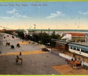 af0319 - ARGENTINA - VINTAGE POSTCARD - Buenos Aires - Paseo de Julio