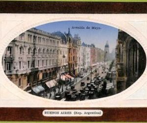 af0359 - ARGENTINA - VINTAGE POSTCARD - Buenos Aires - Avenida de Mayo, NR.119