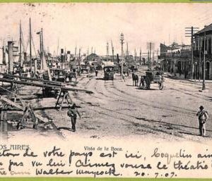 af0357 - ARGENTINA - VINTAGE POSTCARD - Buenos Aires - 1907, Vista de la Boca