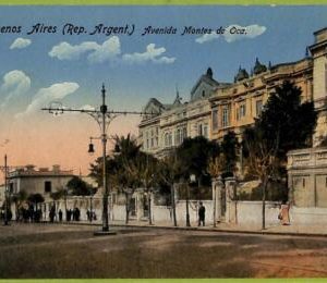 af0411 - ARGENTINA - VINTAGE POSTCARD - Buenos Aires - Avenida Montes de Oca