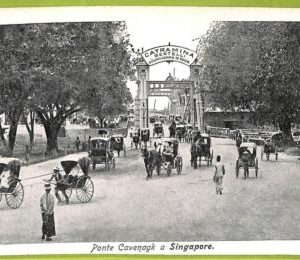 ae9272 - SINGAPORE -  VINTAGE POSTCARD - Ponte Cavenagk