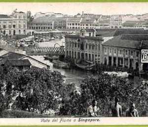 ae9265 - SINGAPORE -  VINTAGE POSTCARD - Vista del Fiume