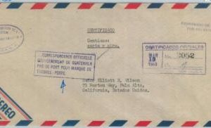 79020 - GUATEMALA - Postal HIistory -  OVERSIZED COVER official mail AGRICOLTURE