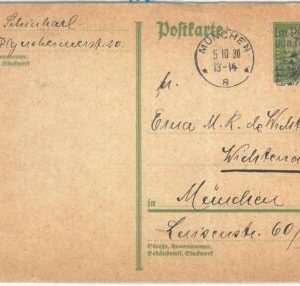 70934 - GERMANY - Postal History - Postmark on STATIONERY CARD 1930: Road Safety