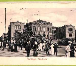 ad1755 - NORWAY - VINTAGE POSTCARD - Christiania, Storthinget