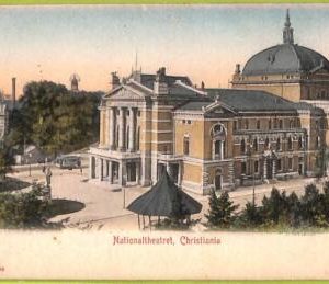 ad1760 - NORWAY - VINTAGE POSTCARD - Christiania, Nationaltheatret