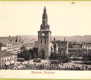 ad1753 - NORWAY - VINTAGE POSTCARD - Christiania, Stortorvet