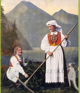 ad1998 - NORWAY - VINTAGE POSTCARD - Ethnic