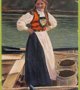 ad1995 - NORWAY - VINTAGE POSTCARD - ETHNIC