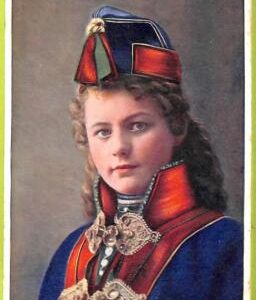 ad1992 - NORWAY - VINTAGE POSTCARD - ETHNIC
