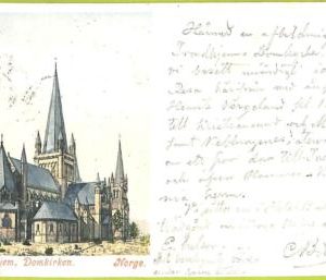 ad1961 - NORWAY - VINTAGE POSTCARD - Trondhjem, Domkirken