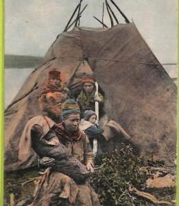 ad1954 - NORWAY - VINTAGE POSTCARD - Lappetelt i Tromsodalen