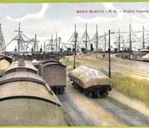 af0038 - ARGENTINA - VINTAGE POSTCARD - Bahia Blanca, Puerto Ingeniero White