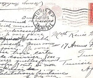 ac6655 - CANADA - POSTAL HISTORY - POSTCARD to TUNIS Tunisia 1910