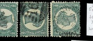 aa5617d - Australia QUEENSLAND - STAMP - SG #  231 * 3   Watermark 6 -   USED