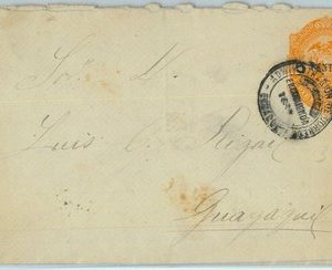 95550  -  ECUADOR - POSTAL HISTORY -  POSTAL  STATIONERY  COVER  1880's Eagle