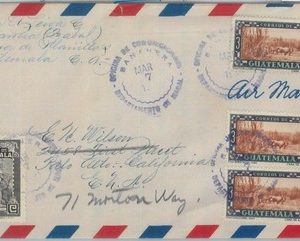 81666 - GUATEMALA  - Postal HIistory - COVER from BANANERA  to USA 1940's