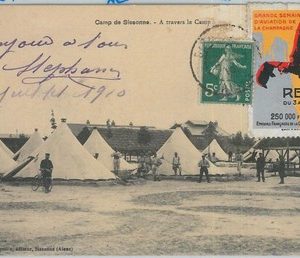 76155 -  FRANCE - Postal History - Nice AVIATION  POSTCARD - Muller  # 57 1910